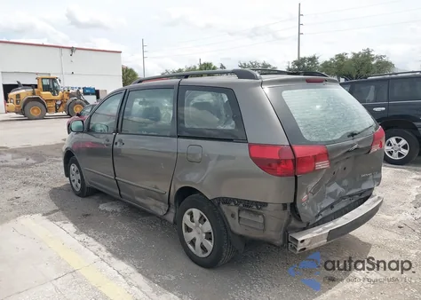 2005 Toyota Sienna Ce из США, поврежденный, VIN 5TDZA23C55S387378